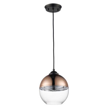 Trans Globe Rocklin 8In. Wide Pendant. PND-1084 CP